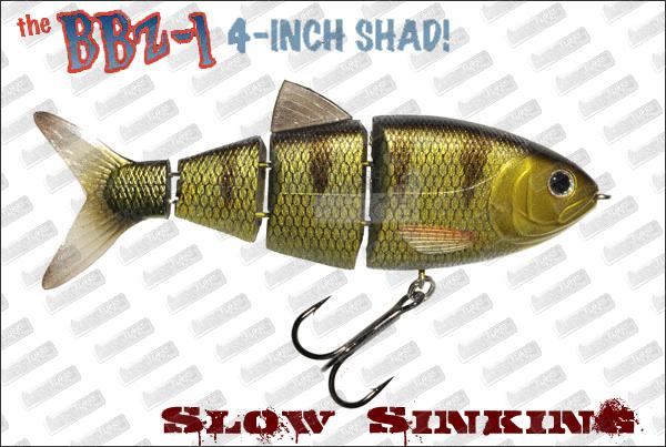 SPRO BBZ-1 Shad Slow sinking