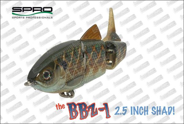 SPRO BBZ-1 Shad 2.5'' Sinking
