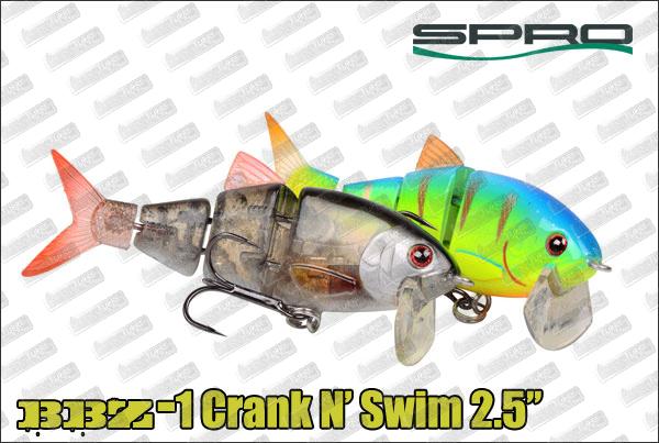 SPRO BBZ-1 2.5'' Crank-N-Swim