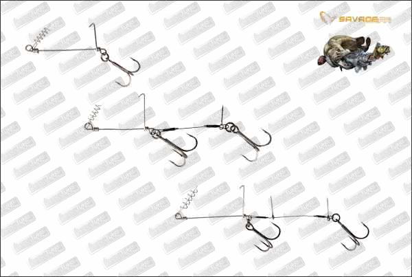 SAVAGE GEAR Cork Screw Shad Spin Rig