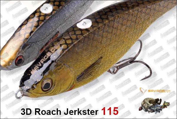 SAVAGE GEAR 3D Roach Jerkster 115