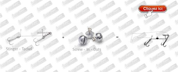 SVARTZONKER Screw in Dots