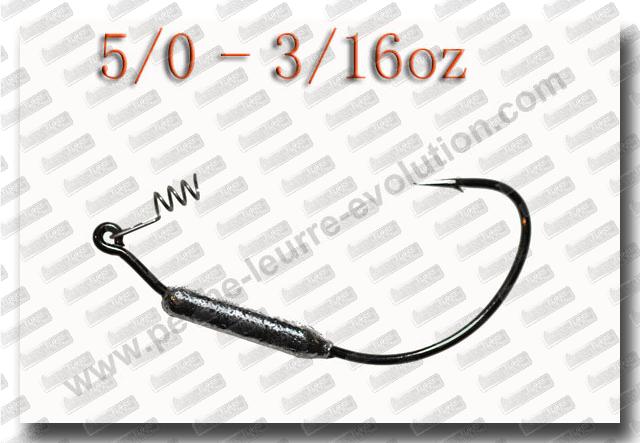 LONGASBAITS basstrix paddle #5/0 - 3/16oz