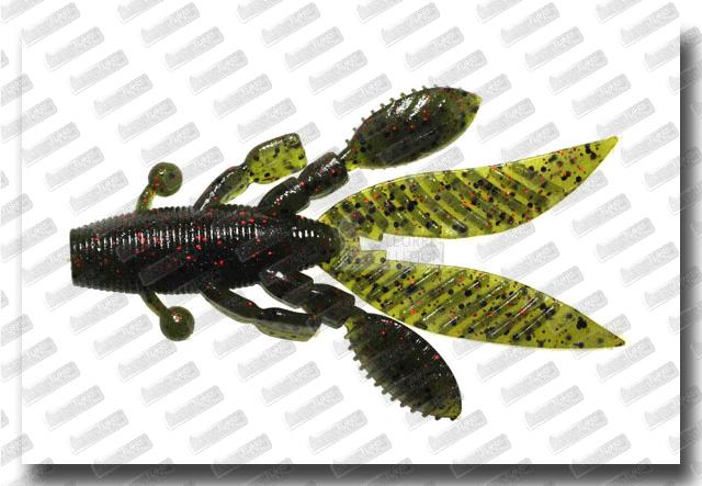 GARY YAMAMOTO Flappin' Hog #208 Watermelon W/BLK & Red