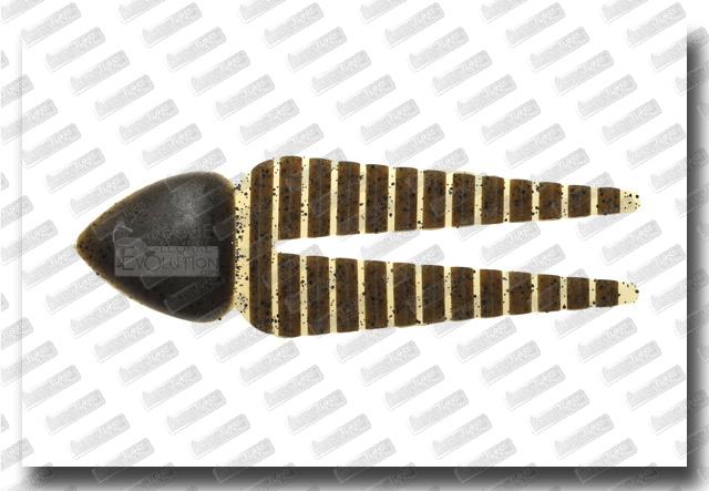 KEITECH Custom Trailer Large #101 Green Pumpkin pepper