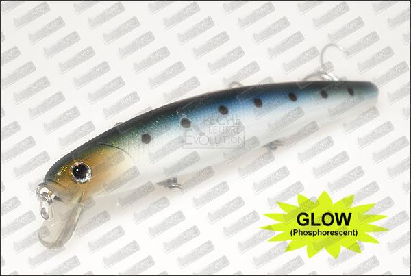 LUCKY CRAFT SW Flash Minnow 130 MR Super Glow Sardine