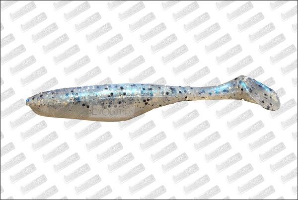 BASS ASSASSIN Turbo Shad 4'' #343 Crystal Shad