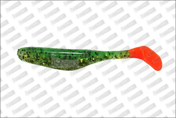 BASS ASSASSIN Turbo Shad 4'' #245 Fire Tiger