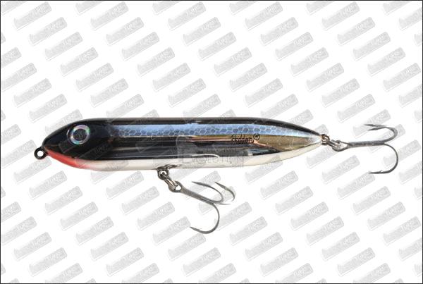 HEDDON Super Spook jr Black Shiner