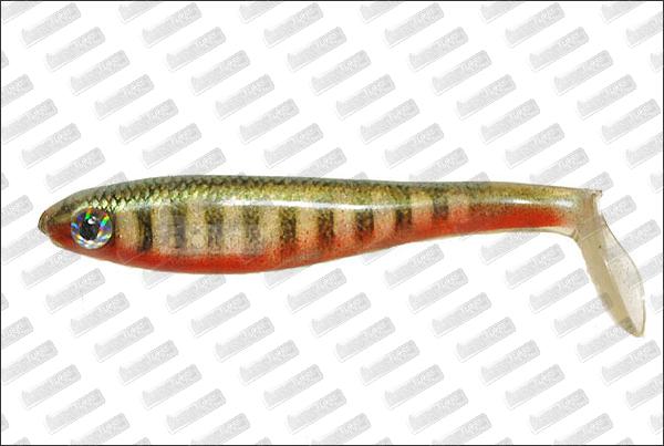 BASSTRIX Paddle Tail 4'' Yellow Perch