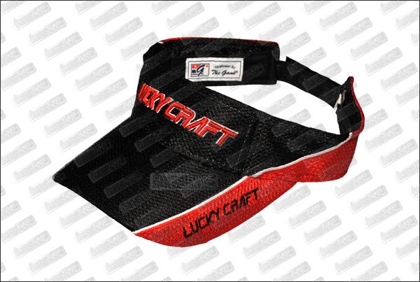LUCKY CRAFT LC Sun Visor Racing Red