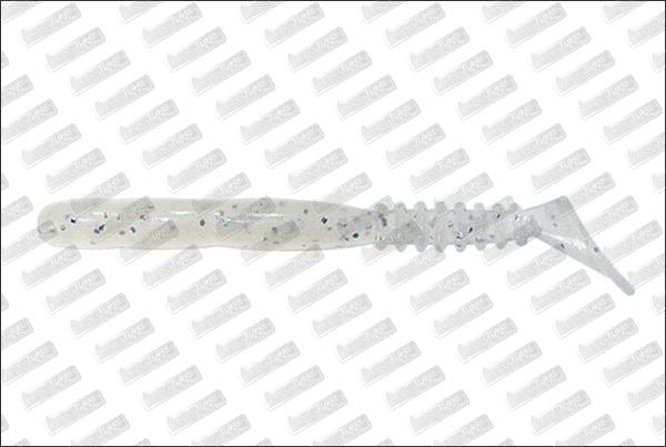 REINS Rockvib Shad 3'' #318 Clear Pearl Silver