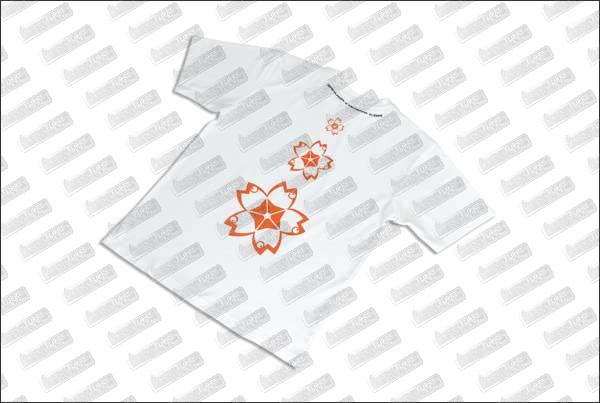 SAKURA T-Shirt Blanc Taille M
