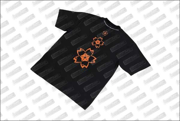 SAKURA T-Shirt Noir Taille XXL