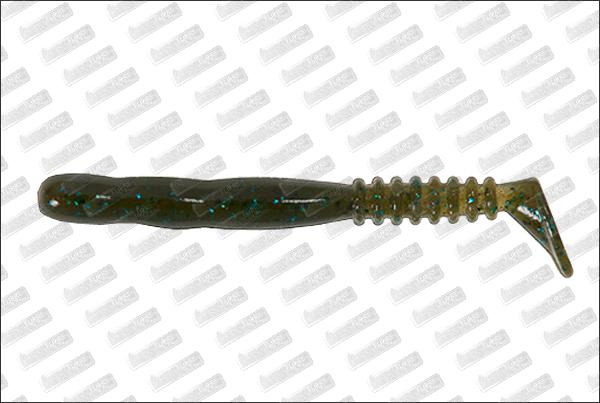 REINS Rockvib Shad 3'' #005 Green Pumpkin Blue