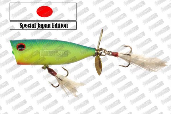 LUCKY CRAFT Tone Splash 55 Shadei #Mat Blue Back Chart