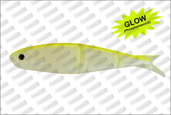 SAVAGE GEAR SG LB Soft 4Play 8cm #44 Fluo Yellow Glow