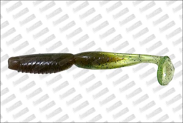 MEGABASS Spindle Worm 4'' #HF Watermelon Pepper