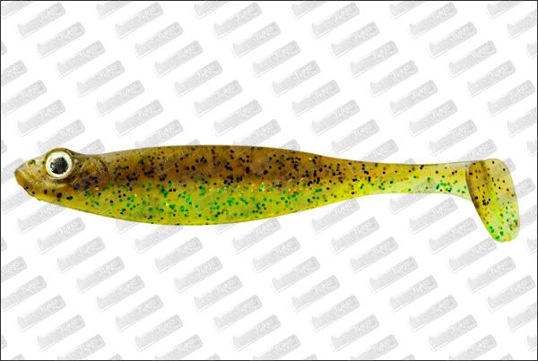 MEGABASS Hazedong Shad 3'' #Green Pumpkin Chart