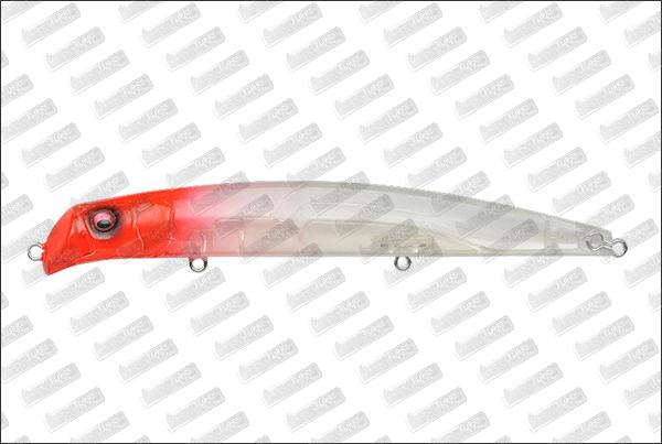 MEGABASS Cutter 125 #GLX Crystal Red Head