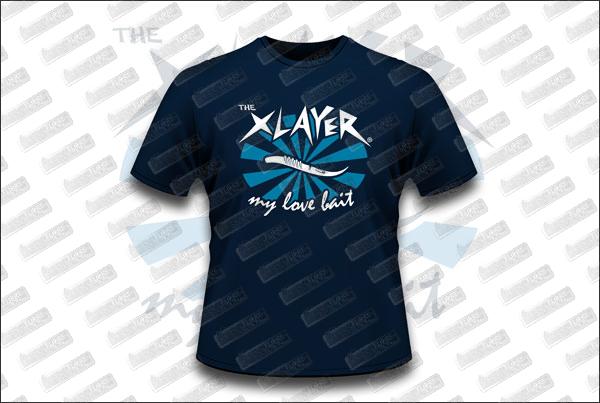 MEGABASS Tee Shirt XLayer Bleu #XXXL