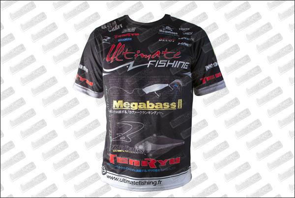 ULTIMATE FISHING Tee Shirt Compétition Blanc #XL