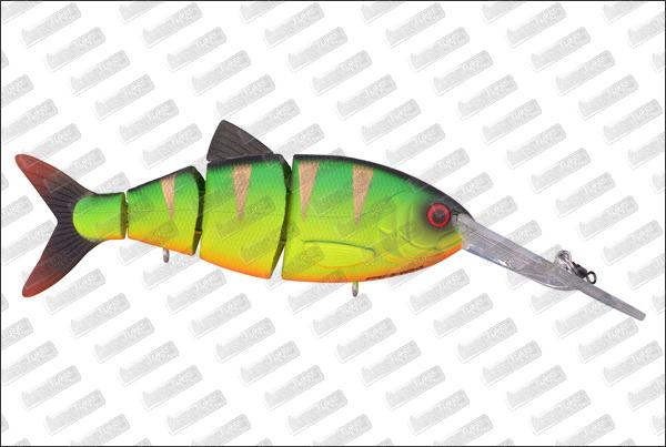 SPRO BBZ-1 4'' Crank-N-Shad #Mat Fire Tiger