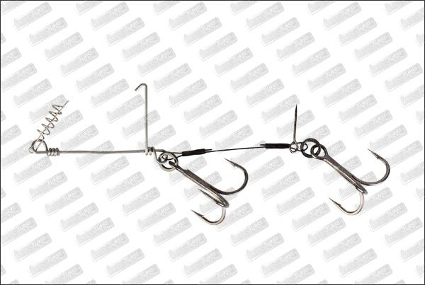 SAVAGE GEAR Cork Screw Shad Spin Rig #L