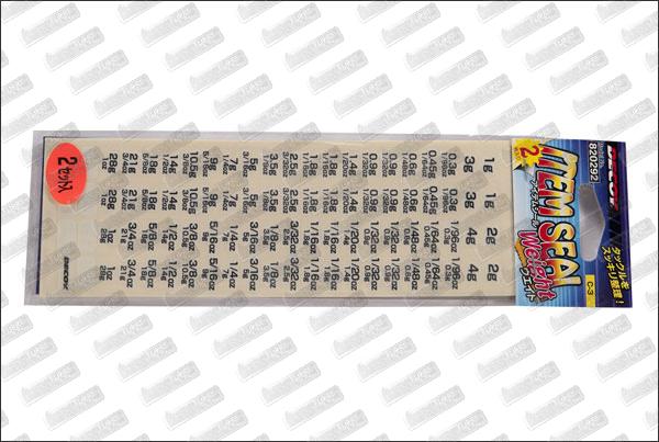 DECOY Item Seal #Weight (Poids)