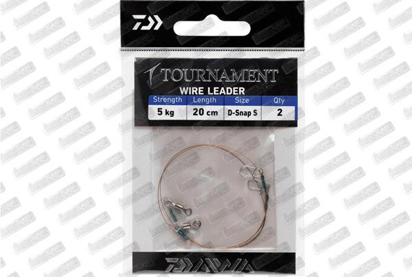 DAÏWA Tournament Wire Leader 30cm 8kg