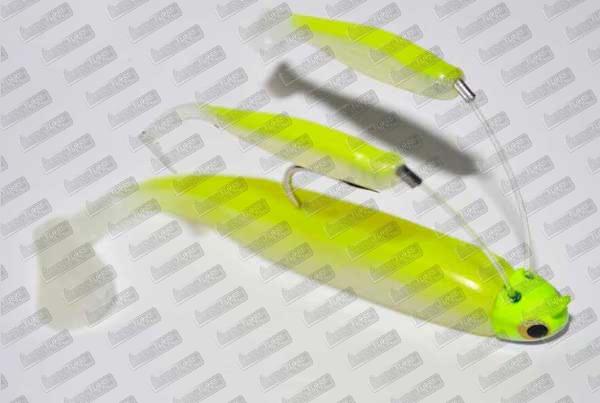 LONGASBAITS PDL Rig 1/2oz #White Chartreuse