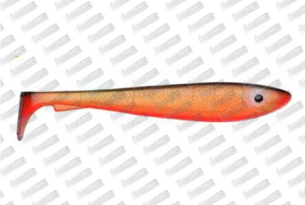 SVARTZONKER MC Rubber Shad 23 cm #C4 Red Tiger