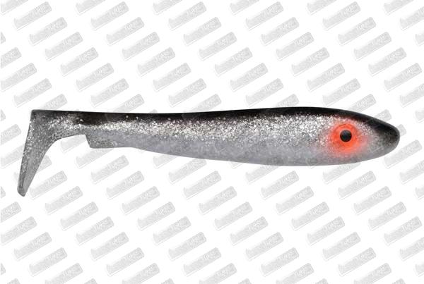 SVARTZONKER MC Rubber 35 cm #C11 Black Silver