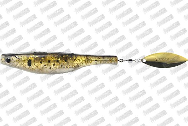 A BAND OF ANGLERS Hyperlastics Dartspin Pro 5 1/2 #Bunker/Gold