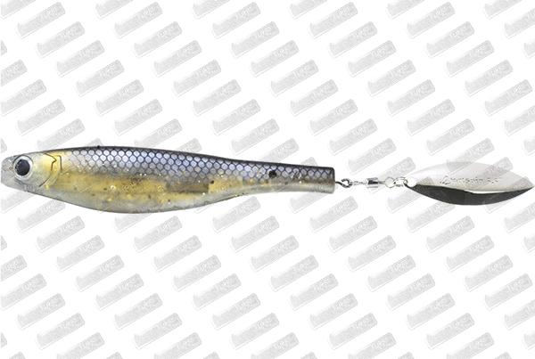A BAND OF ANGLERS Hyperlastics Dartspin Pro 5 1/2 #Black Shiner/Silver