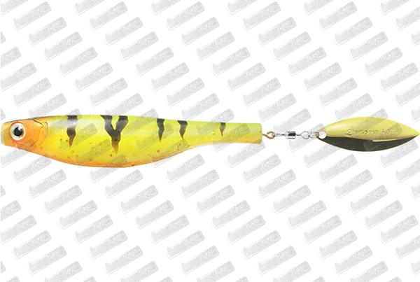 A BAND OF ANGLERS Hyperlastics Dartspin Pro 5 1/2 #Firetiger/Chartreuse