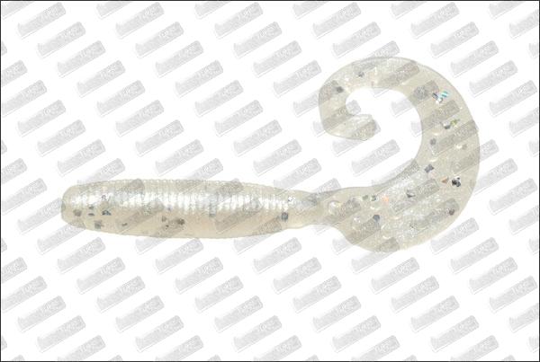 REINS Fat G-Tail Grub 2'' #318 Pearl Silver