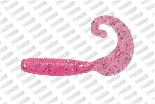 REINS Fat G-Tail Grub 2'' #317 Pink Silver