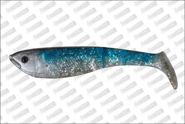 SAVAGE GEAR SG LB 4Play Shad 7,2cm #02 Blue Silver